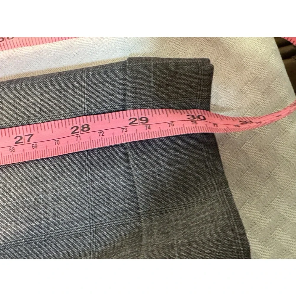 RALPH LAUREN Men's 34X 30 Gray Dress Pants Pleated‎ Cuffed Pre-owned Excellent - Picture 12 of 12